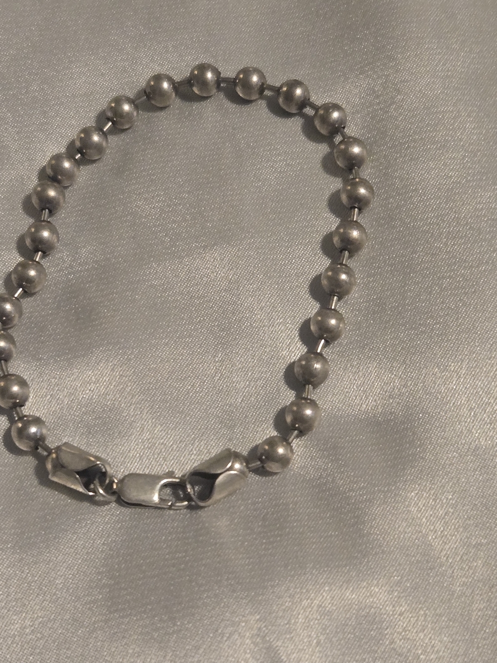 Silver 925 Ball Bead Bracelet - Women's Jewelry - Picture 2 of 5